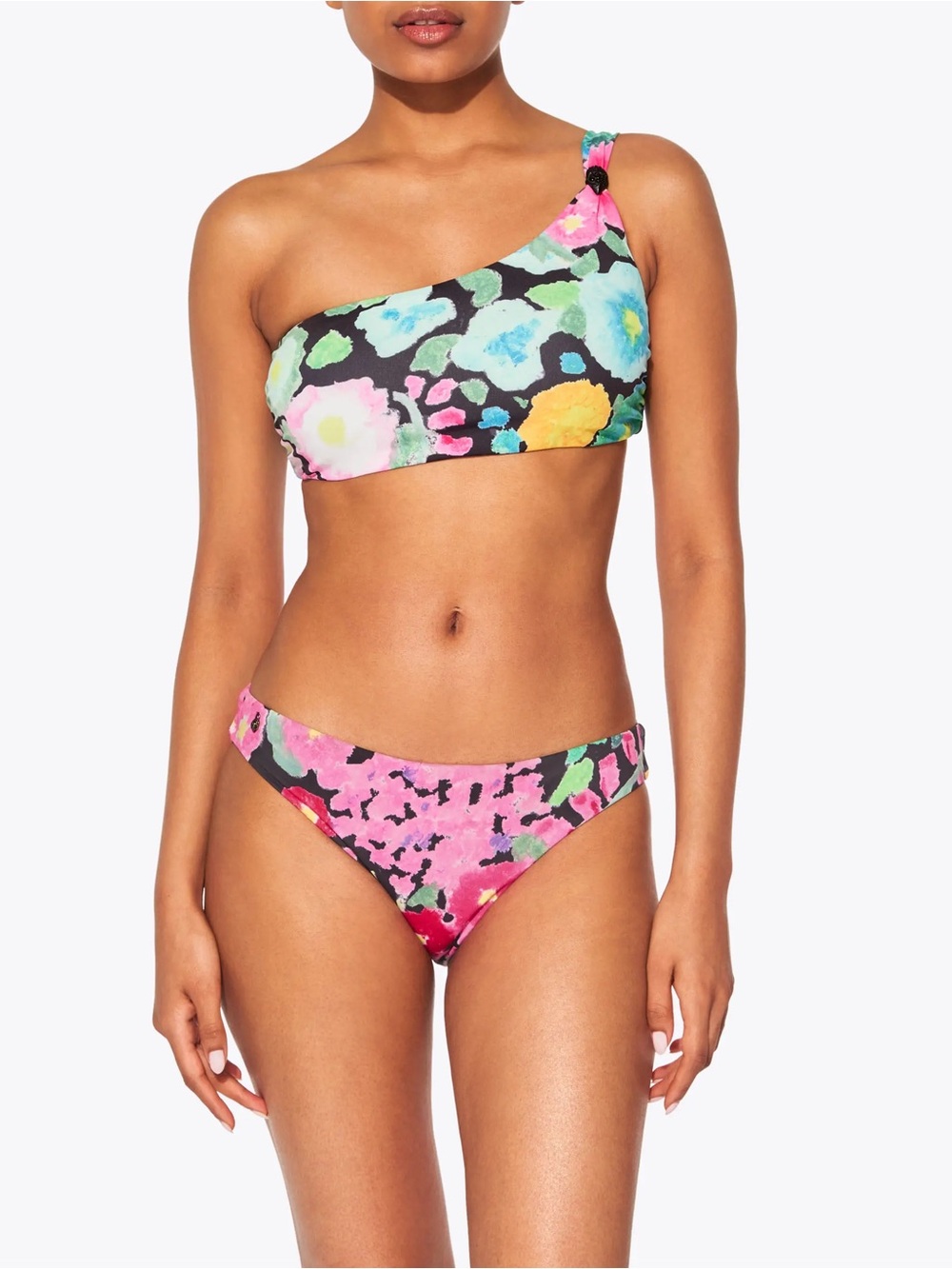 NWT KURT GEIGER LONDON KENSINGTON ASYMMETRIC TOP and BIKINI BRIEFS Sz L